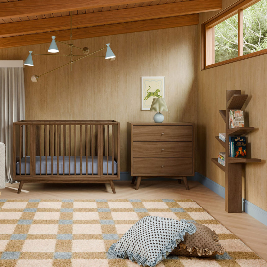 Commode 3 Tiroirs Palma - Noyer naturel-Babyletto-LET-M15913NL-CLÉMENT