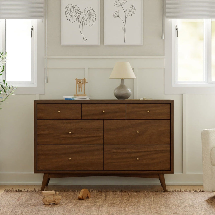 Commode 7 Tiroirs Palma - Noyer Naturel-Babyletto-LET-M15916NL-CLÉMENT