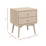 Table de nuit Palma -Taupe-Babyletto-LET-M15960TPE-CLÉMENT