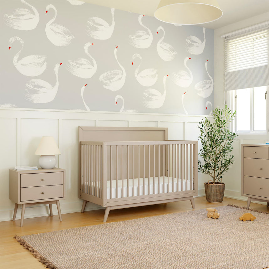 Table de nuit Palma -Taupe-Babyletto-LET-M15960TPE-CLÉMENT