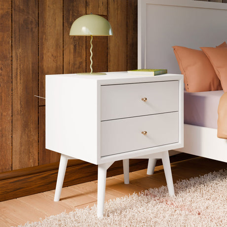 Table de nuit Palma - Blanc-Babyletto-LET-M15960W-CLÉMENT
