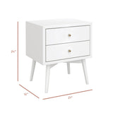 Table de nuit Palma - Blanc-Babyletto-LET-M15960W-CLÉMENT
