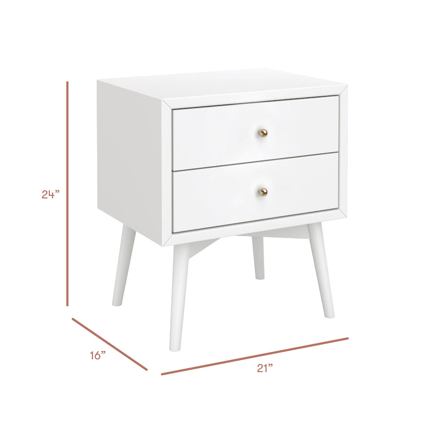 Table de nuit Palma - Blanc-Babyletto-LET-M15960W-CLÉMENT