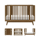 Couchette Convertible Palma 8-en-1 - Noyer Naturel-Babyletto-LET-M15980NL-CLÉMENT