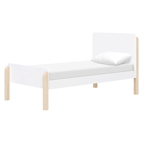 Lit Simple TipToe - Blanc et Naturel Lavé-Babyletto-LET-M18469WNX-CLÉMENT