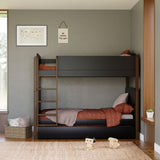 Lit Superposé Tiptoe - Noir / Noyer-Babyletto-LET-M18494BNL-CLÉMENT