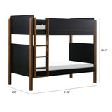 Lit Superposé Tiptoe - Noir / Noyer-Babyletto-LET-M18494BNL-CLÉMENT