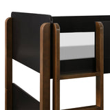 Lit Superposé Tiptoe - Noir / Noyer-Babyletto-LET-M18494BNL-CLÉMENT