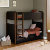 Lit Superposé Tiptoe - Noir / Noyer-Babyletto-LET-M18494BNL-CLÉMENT