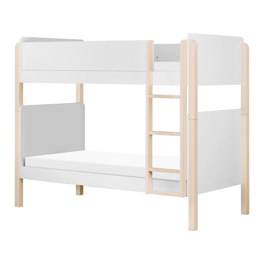 Lit Superposé Tiptoe - Blanc / Naturel Lavé-Babyletto-LET-M18494WNX-CLÉMENT