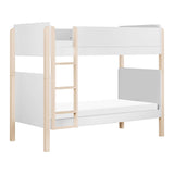 Lit Superposé Tiptoe - Blanc / Naturel Lavé-Babyletto-LET-M18494WNX-CLÉMENT