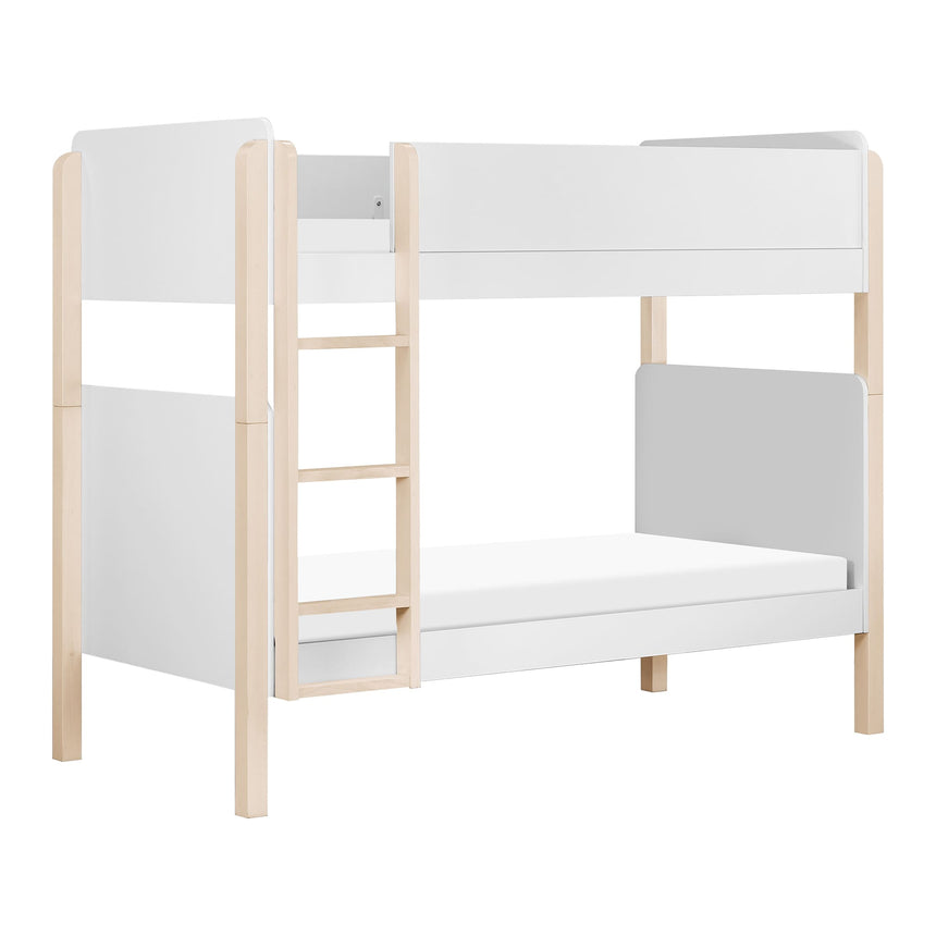 Lit Superposé Tiptoe - Blanc / Naturel Lavé-Babyletto-LET-M18494WNX-CLÉMENT