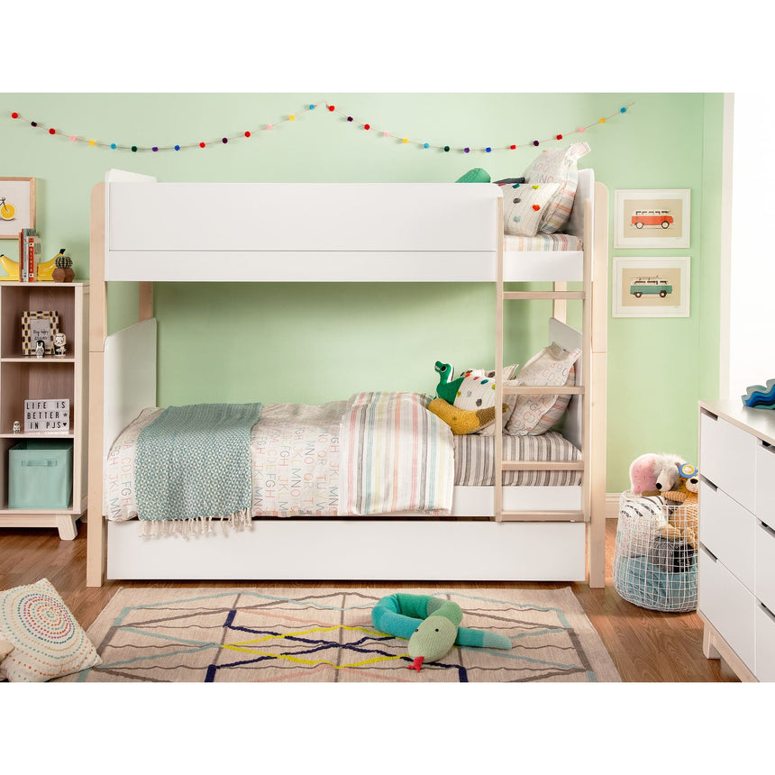 Lit Superposé Tiptoe - Blanc / Naturel Lavé-Babyletto-LET-M18494WNX-CLÉMENT