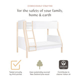 Lit Superposé TipToe Simple sur Double – Blanc et Naturel Lavé-Babyletto-LET-M18495WNX-CLÉMENT