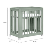 Couchette Convertible 8 en 1 Yuzu - Sauge-Babyletto-LET-M23401LS-CLÉMENT