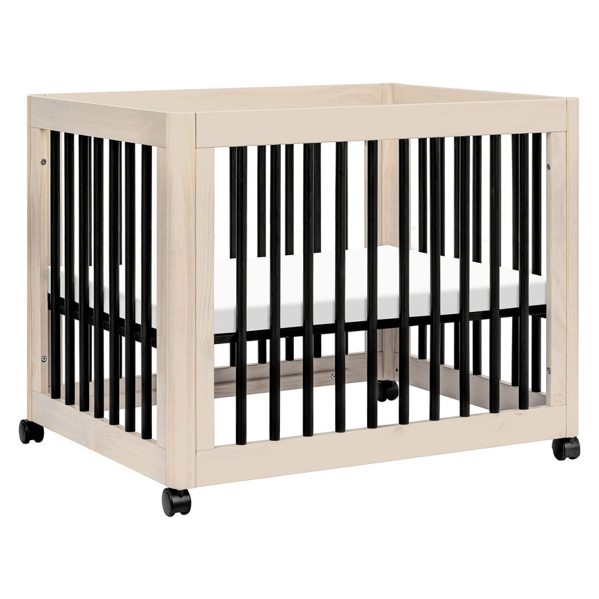 Couchette Convertible 8 en 1 Yuzu - Naturel Lavé / Noir-Babyletto-LET-M23401NXB-CLÉMENT