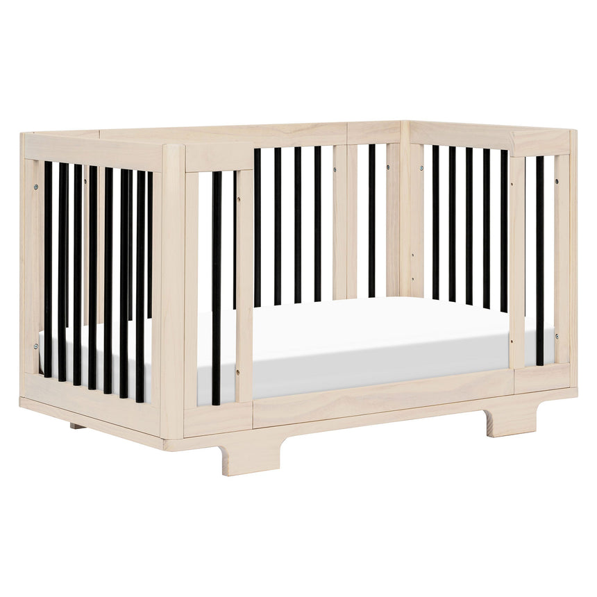 Couchette Convertible 8 en 1 Yuzu - Naturel Lavé / Noir-Babyletto-LET-M23401NXB-CLÉMENT