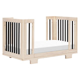 Couchette Convertible 8 en 1 Yuzu - Naturel Lavé / Noir-Babyletto-LET-M23401NXB-CLÉMENT