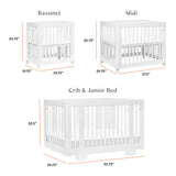 Couchette Convertible 8 en 1 Yuzu - Blanc-Babyletto-LET-M23401W-CLÉMENT