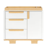Meuble à Langer 3-Tiroirs Yuzu - Blanc / Naturel-Babyletto-LET-M23423WN-CLÉMENT