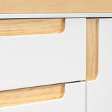 Meuble à Langer 3-Tiroirs Yuzu - Blanc / Naturel-Babyletto-LET-M23423WN-CLÉMENT