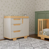Meuble à Langer 3-Tiroirs Yuzu - Blanc / Naturel-Babyletto-LET-M23423WN-CLÉMENT