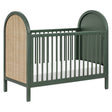 Couchette Convertible 3 en 1 Bondi Cane avec Kit de Conversion Lit pour Tout-petit - Vert / Rotin-Babyletto-LET-M25601FRGRNC-CLÉMENT