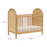 Couchette Convertible 3-en-1 Bondi Cane avec Kit de Conversion Lit pour Tout-petit - Miel / Rotin-Babyletto-LET-M25601HYNC-CLÉMENT