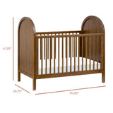 Couchette Convertible 3-en-1 Bondi avec Kit de Conversion Lit pour Tout-petit - Noyer Naturel-Babyletto-LET-M25601NL-CLÉMENT