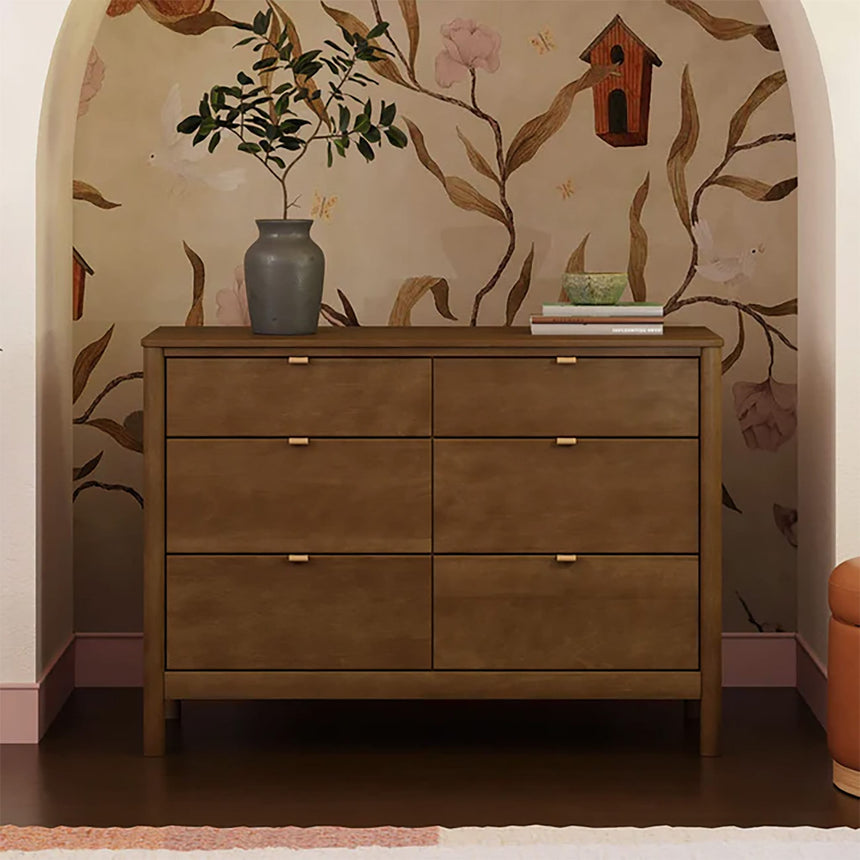 Commode Bondi à 6 tiroirs - Noyer Naturel-Babyletto-LET-M25616NL-CLÉMENT