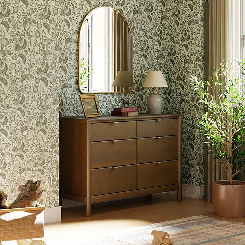 Commode Bondi à 6 tiroirs - Noyer Naturel-Babyletto-LET-M25616NL-CLÉMENT