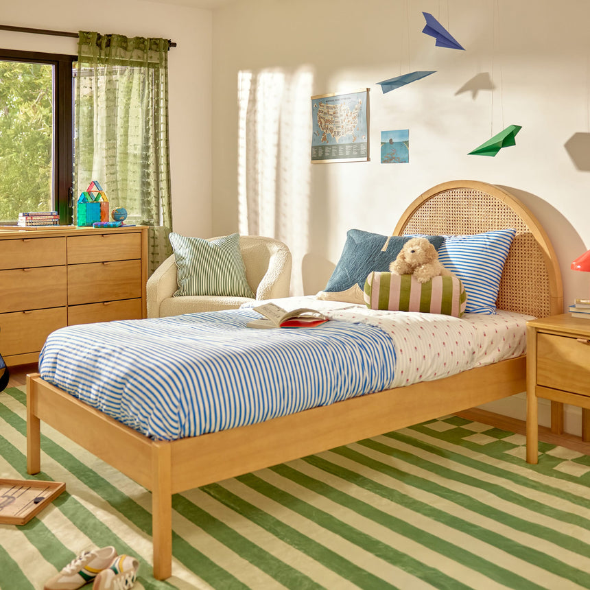 Lit Simple Bondi - Rotin Miel-Babyletto-LET-M25969HYNC-CLÉMENT