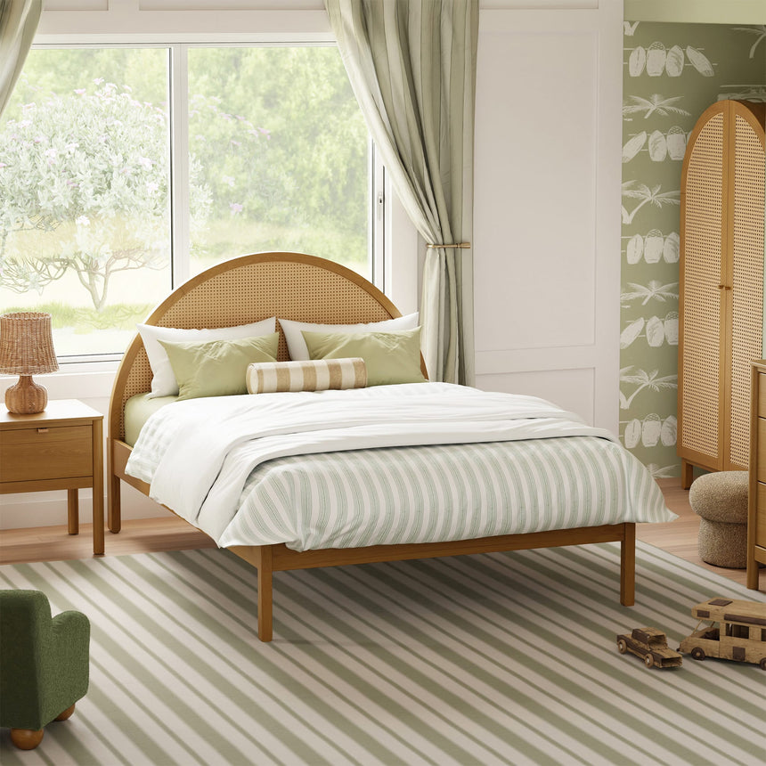 Lit Double Bondi - Miel Rotin-Babyletto-LET-M25996HYNC-CLÉMENT