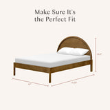 Lit Double Bondi - Noyer Natural-Babyletto-LET-M25996NL-CLÉMENT