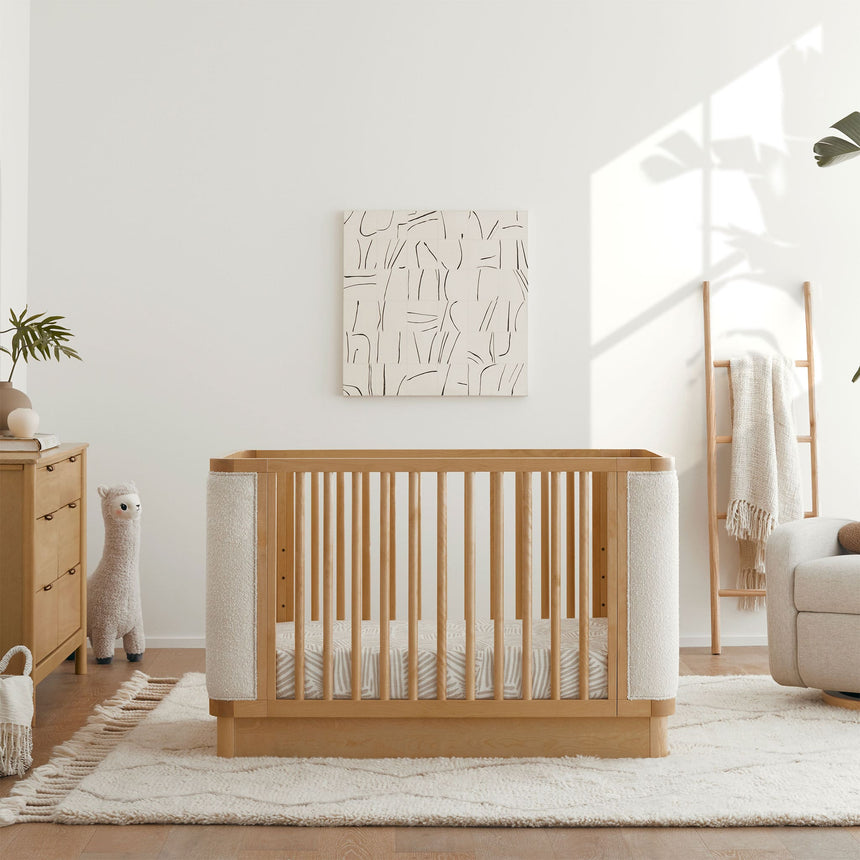 Couchette Convertible 4-en-1 Bondi avec Kit de Conversion - Miel avec boucle ivoire-Babyletto-LET-M26201HYWB-CLÉMENT