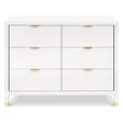 Commode 6 tiroirs Brimsley Tambour - Blanc Chaud-Namesake-LET-M26716RW-CLÉMENT