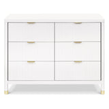 Commode 6 tiroirs Brimsley Tambour - Blanc Chaud-Namesake-LET-M26716RW-CLÉMENT