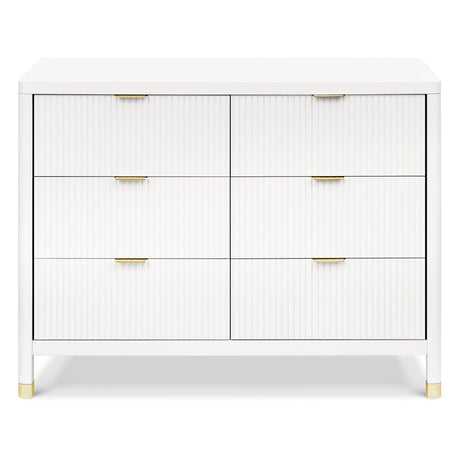 Commode 6 tiroirs Brimsley Tambour - Blanc Chaud-Namesake-LET-M26716RW-CLÉMENT