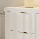 Commode 6 tiroirs Brimsley Tambour - Blanc Chaud-Namesake-LET-M26716RW-CLÉMENT