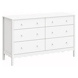 Bureau 6 Tiroirs Swell - Blanc-Babyletto-LET-M27916W-CLÉMENT