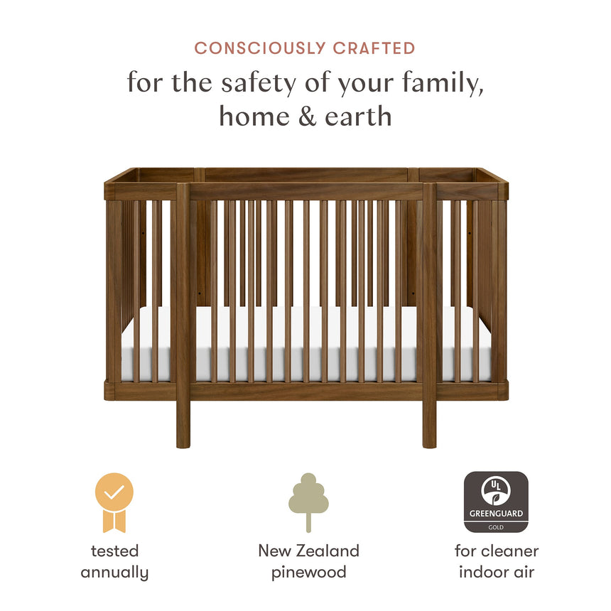 Couchette Convertible 8-en-1 Pogo avec kits de conversion - Noyer naturel-Babyletto-LET-M29880NL-CLÉMENT