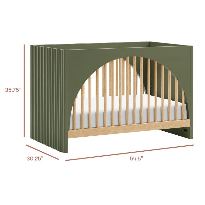 Couchette Convertible 3-en-1 Moab - Olive/Cendre-Babyletto-LET-M30201OLSH-CLÉMENT