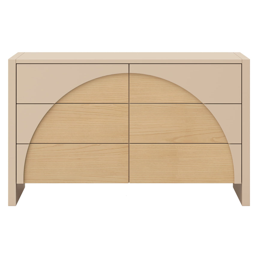 Bureau 6 Tiroirs Moab - Taupe/Cendre (Assemblée)-Babyletto-LET-M30216TPESH-CLÉMENT
