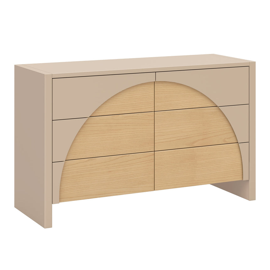 Bureau 6 Tiroirs Moab - Taupe/Cendre (Assemblée)-Babyletto-LET-M30216TPESH-CLÉMENT