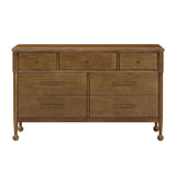 Commode 7 Tiroirs Alouette - Noyer Naturel-Namesake-LET-M31416NL-CLÉMENT