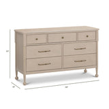 Commode 7 Tiroirs Alouette - Pin Lavé-Namesake-LET-M31416WP-CLÉMENT