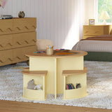 Table de jeu emboîtable Nessa - Miel et Jaune-Babyletto-LET-M31720PYHY-CLÉMENT