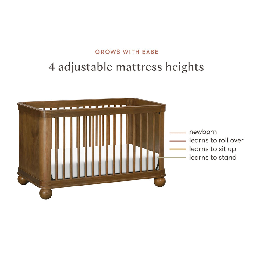 Couchette Convertible 3-en-1 Crosby - Noyer Naturel-Babyletto-LET-M31801NL-CLÉMENT