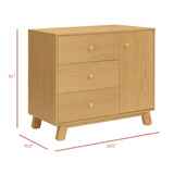 Commode Hudson - Miel-Babyletto-LET-M32523HY-CLÉMENT