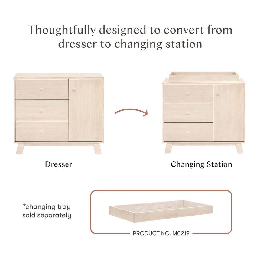 Commode Hudson - Naturel Lavé-Babyletto-LET-M32523NX-CLÉMENT